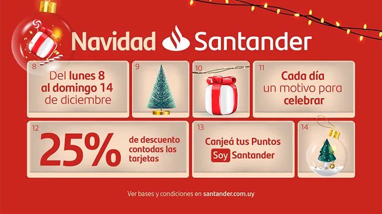 Campaña navidad Santander 2025