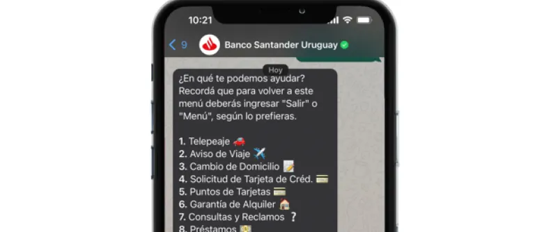 celular con whatsapp de santander