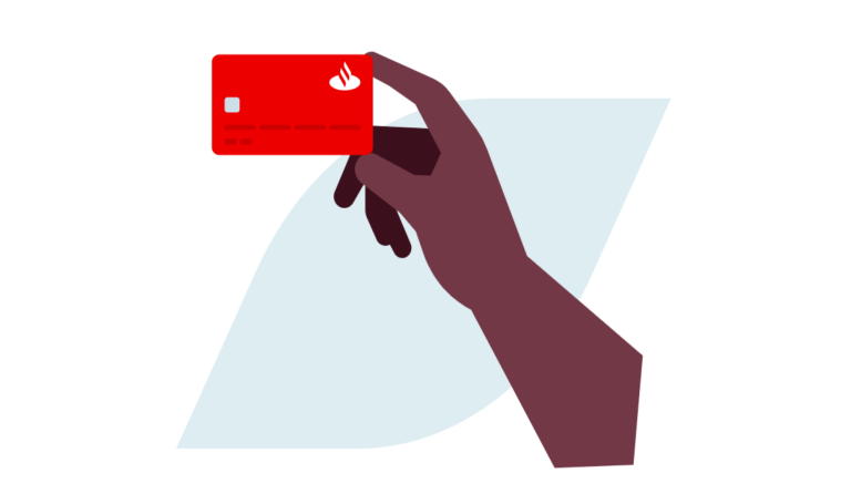 mano sosteniendo tarjeta