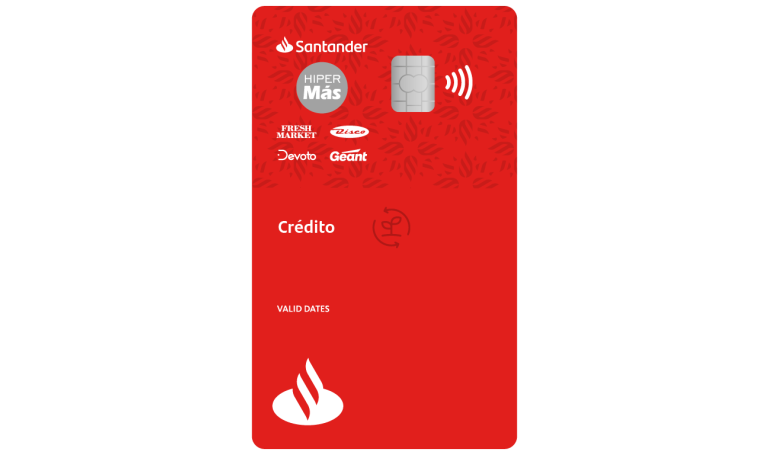 Tarjeta Hipermás Santander